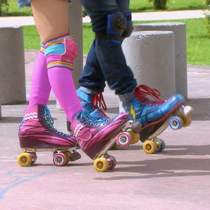 Patins coloridos